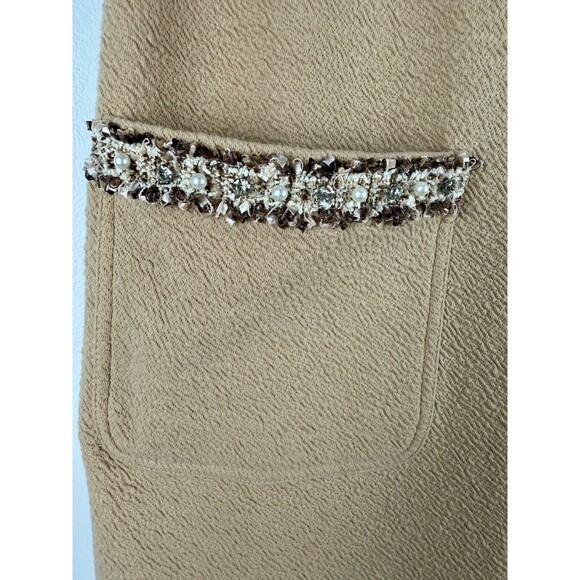 Maeve by Anthropologie Embellished Shift Mini Dress Size XS - Picture 11 of 14